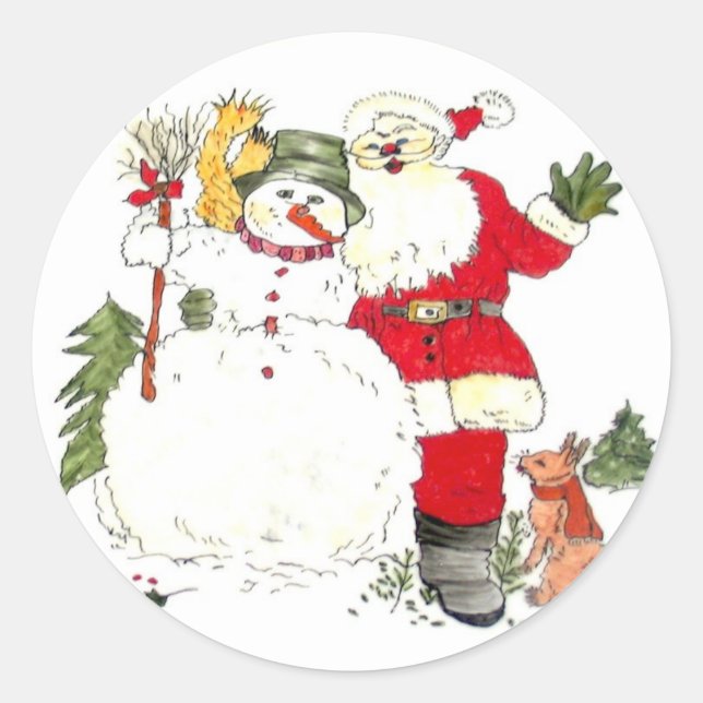 Happy Holidays Sticker (Front)