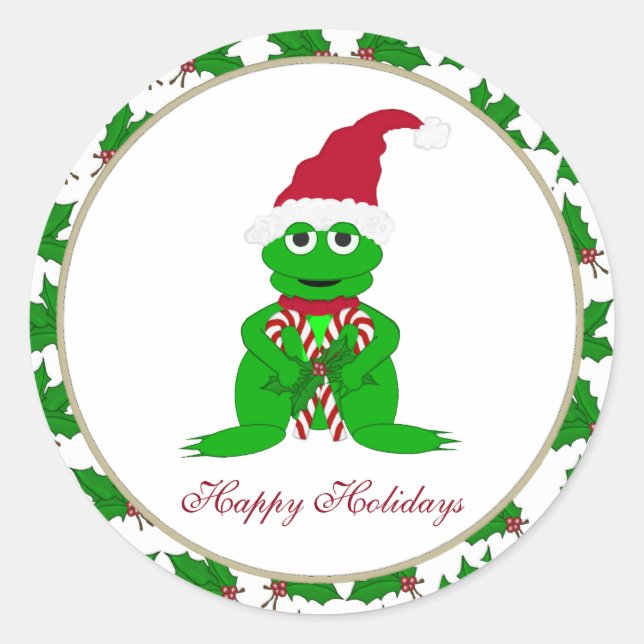 Happy Holidays Stickers (Front)