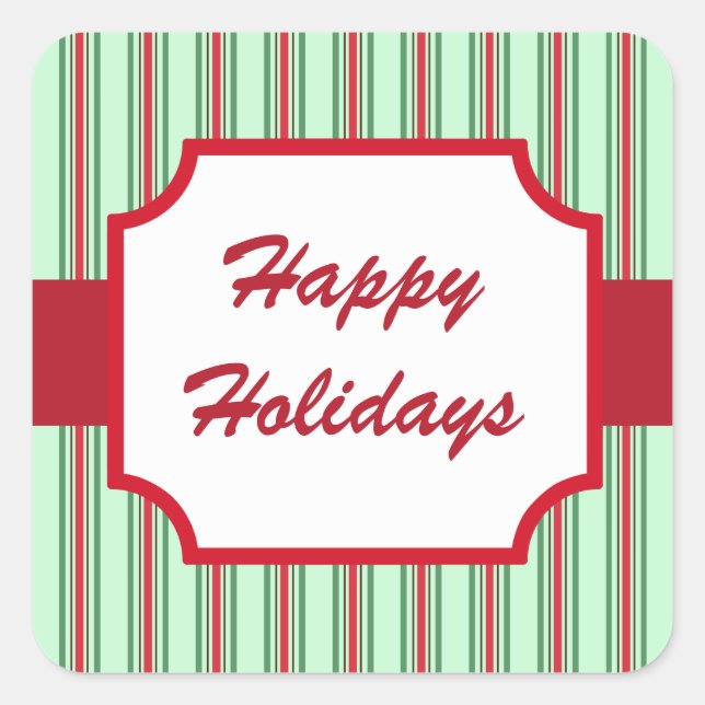Happy Holidays Stickers (Front)
