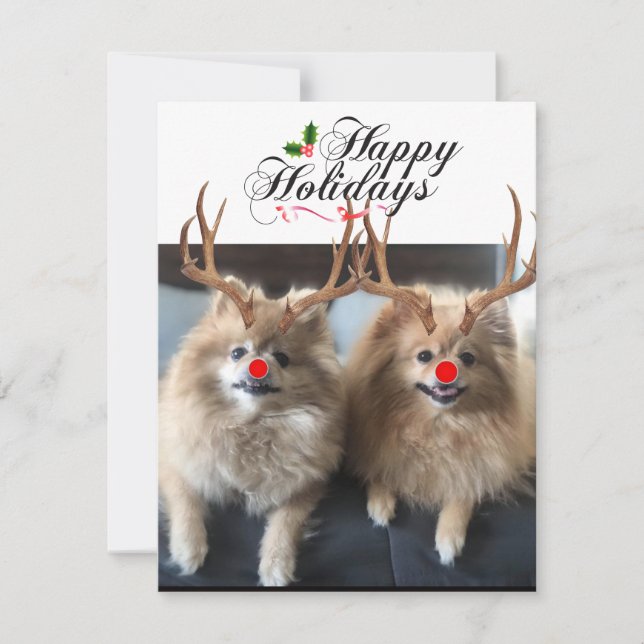 Happy Holidays Sushi & Sunday Holiday Cards (Front)