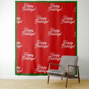 Happy Holidays Tapestry