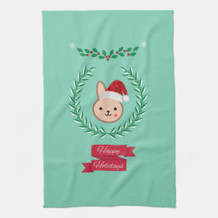 Happy Holidays! Tea Towel