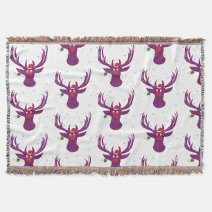 Happy Holidays Throw Blanket