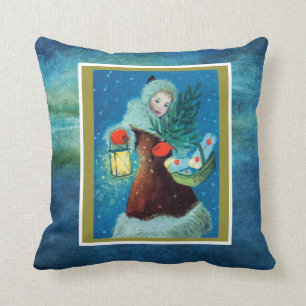 Happy Holidays Throw Pillow