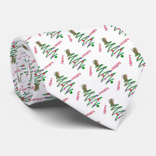 Happy Holidays Tie
