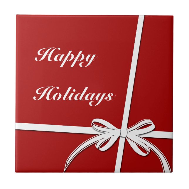 Happy Holidays Tile (Front)