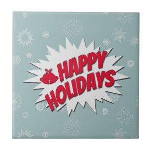 Happy Holidays Tile