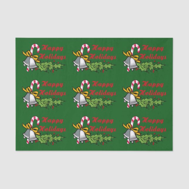 Happy Holidays Tissue Paper (Front)