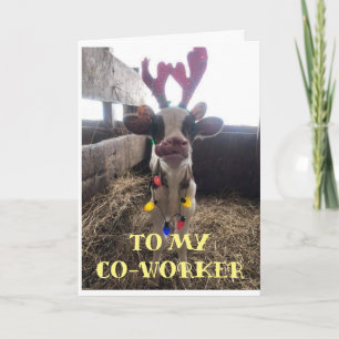 HAPPY HOLIDAYS TO **MY CO-WORKER** HOLIDAY CARD