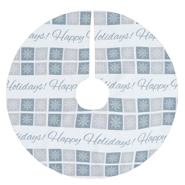 Happy Holidays tree skirt (Front)