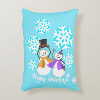 HAPPY HOLIDAYS : Winter Friends Decorative Cushion