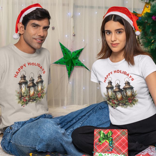 Happy Holidays Winter Lantern T-Shirt (Creator Uploaded)