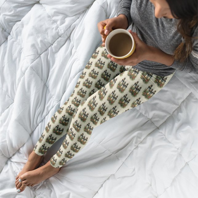 Happy Holidays Winter Lanterns Leggings (Creator Uploaded)