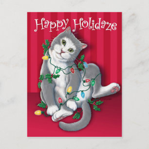 Happy Holidaze Postcard