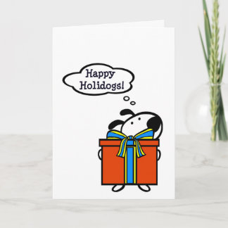Happy Holidogs - Cute Seasons Greetings Card