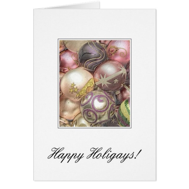 Happy Holigays LGBT Christmas Card (Front)