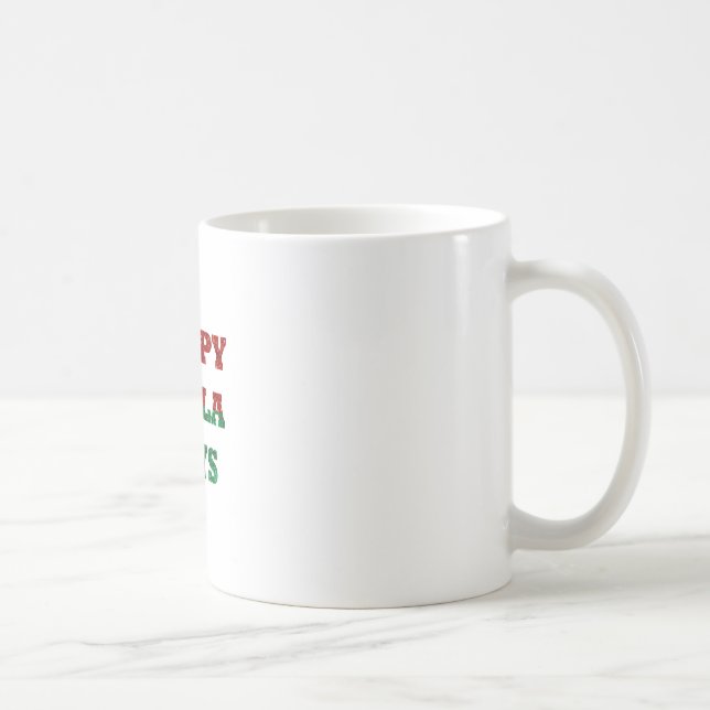 happy holla days coffee mug (Right)