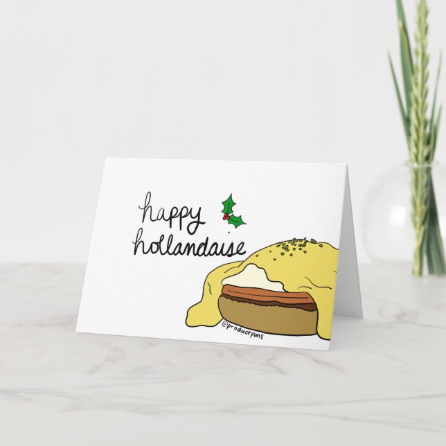Happy Hollandaise! Holiday Card (Front)