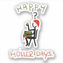 Happy Hollerdays 6 - avocado Christmas gift.