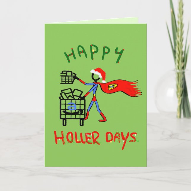 Happy Hollerdays 8 - order picker. Card (Front)
