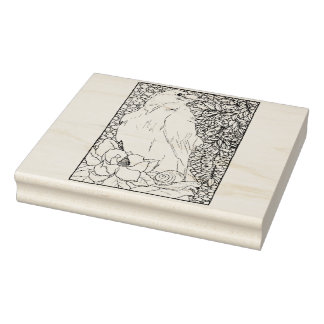 Happy Hollow Raven Rubber Stamp