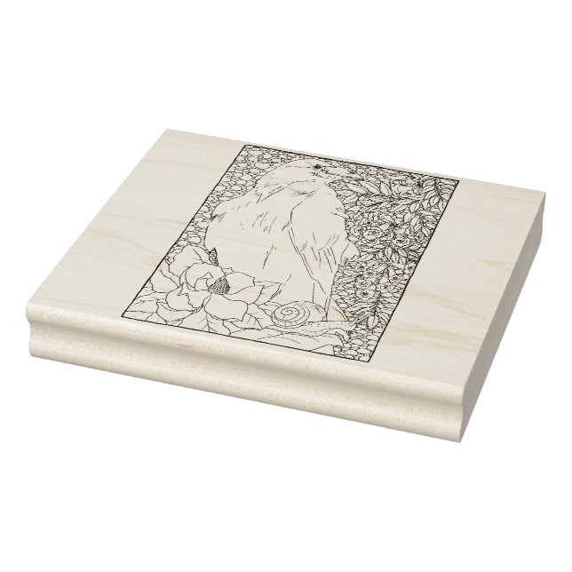 Happy Hollow Raven Rubber Stamp (Stamp)