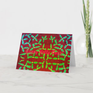 Happy Holly Days Holidays Christmas Cards