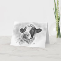 Happy Holstein Friesian Dairy Cow