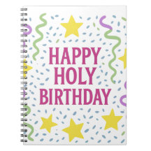 Happy Holy Birthday-Christian Kids Notebook