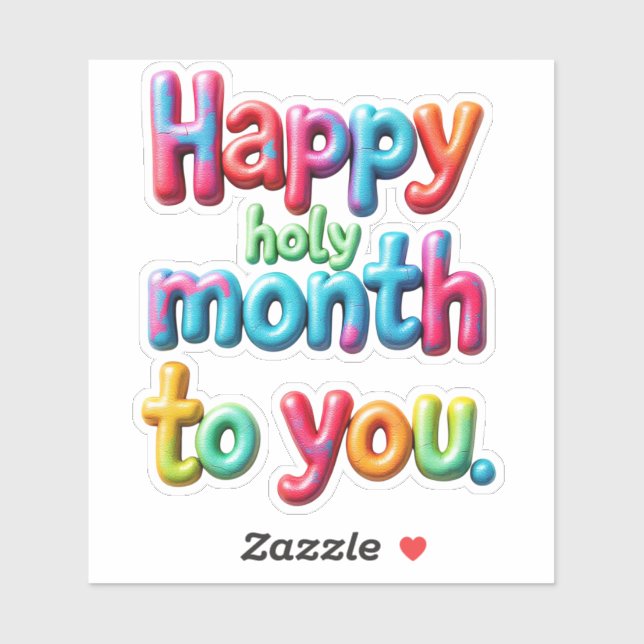 Happy holy month to you  (Sheet)