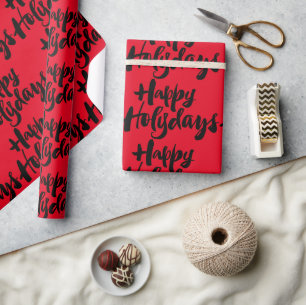 Happy Holydays Holidays Holy Days Merry Christmas Wrapping Paper