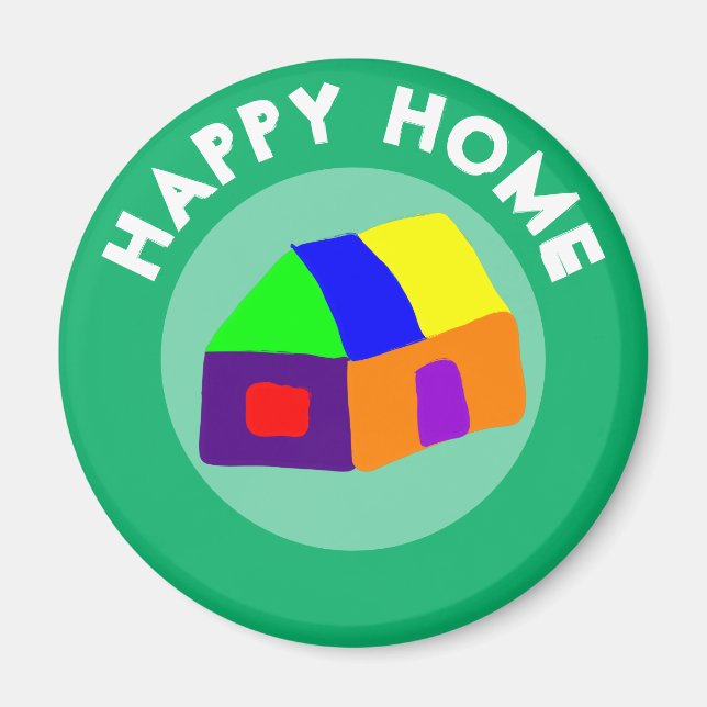 HAPPY HOME MAGNET (Front)
