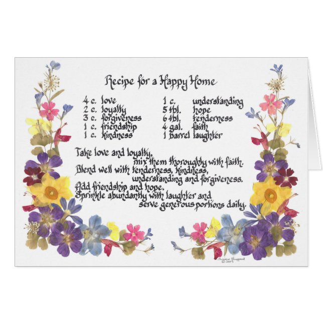 Happy Home Recipe (Front Horizontal)