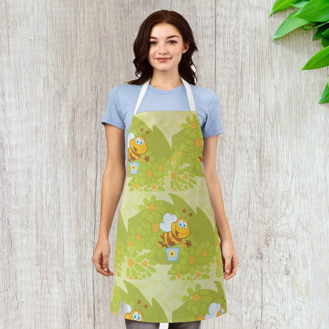 Happy Honey Bee Apron (Creator Uploaded)