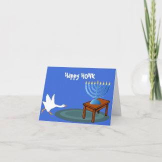 Happy HONK Hannukah card