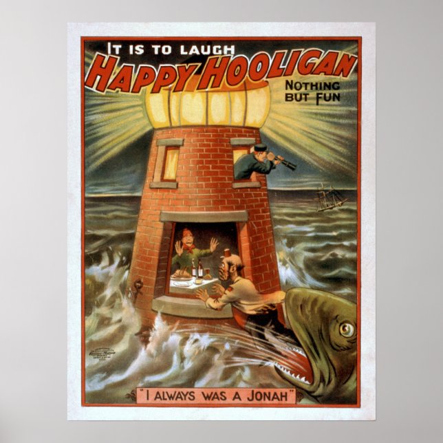 HAPPY HOOLIGAN Comedy Act VAUDEVILLE Poster (Front)