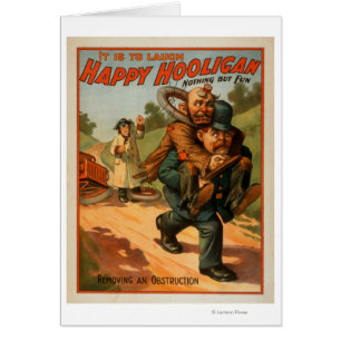 Happy Hooligan "It is to Laugh" Theatre Poster