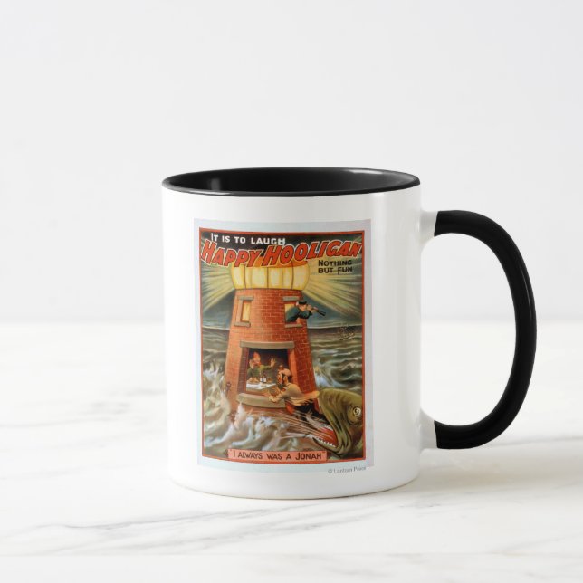 Happy Hooligan Lighthouse and Jonah Play Mug (Right)