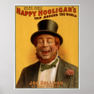 Happy Hooligan's Trip Around the World Poster