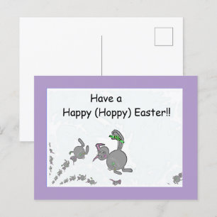 Happy (Hoppy) Easter Postcard