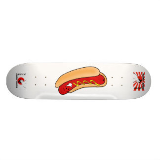 Happy Hot Dog Cute Happy Skateboard