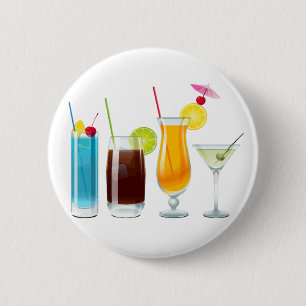 Happy Hour 6 Cm Round Badge
