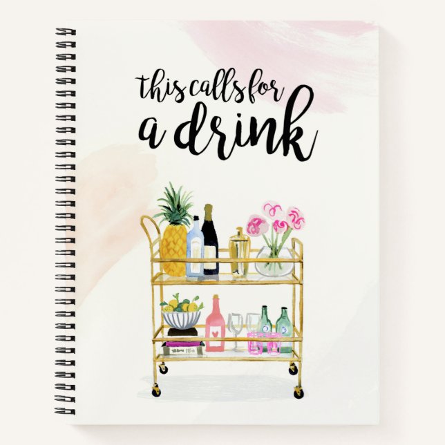 Happy Hour at Home II Notebook (Front)