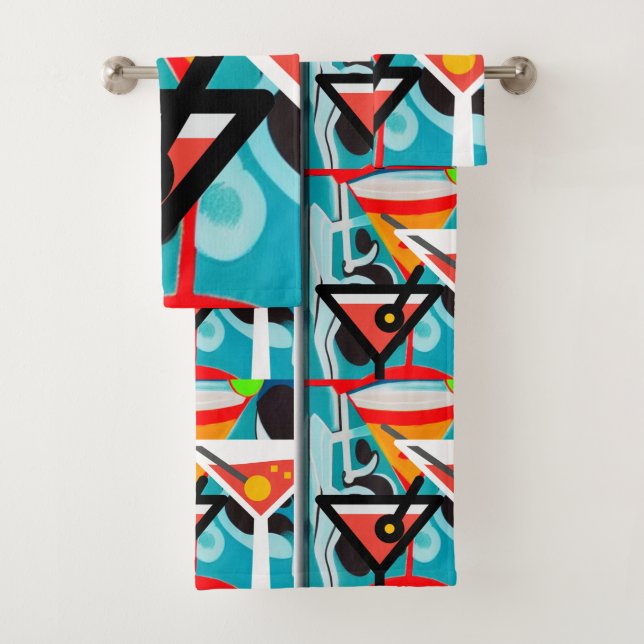 Happy Hour Bath Towel Set (Insitu)