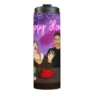 Happy Hour   Diversity Artwork Thermal Tumbler