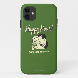 Happy Hour: Drink Until He's Cute Case-Mate iPhone Case