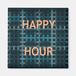Happy Hour Fridge Magnets
