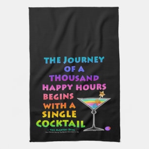 HAPPY HOUR JOURNEY Kitchen, Bath, Bar TOWEL