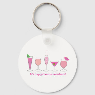 happy hour key ring