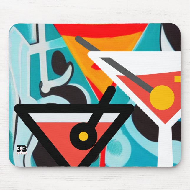 Happy Hour Mouse Pad (Front)